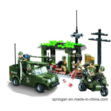 Ataque série designer blockhouse detecção de militares 285PCS blocos brinquedos